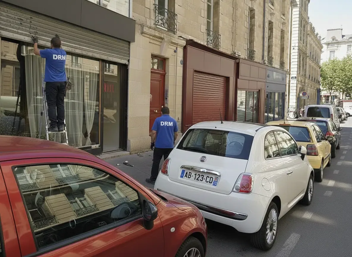 Déblocage de rideau métallique bloqué à Drancy
